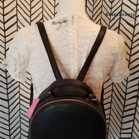 Kate Spade Jackson Medium Backpack Leather Black - Picture 3 of 9